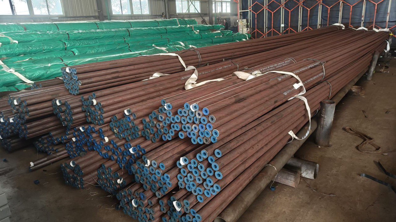 Подготовка к отгрузке трубы х/к сталь 20 ф51х3,5, 12м